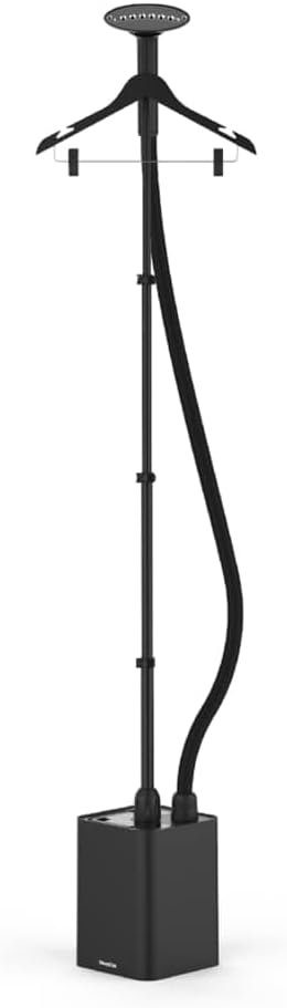 Muestra la plancha vertical con percha SteamOne EUKI190B