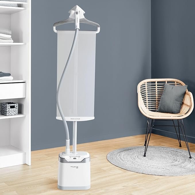 Muestra la plancha vertical profesional Rowenta Pro Style Care